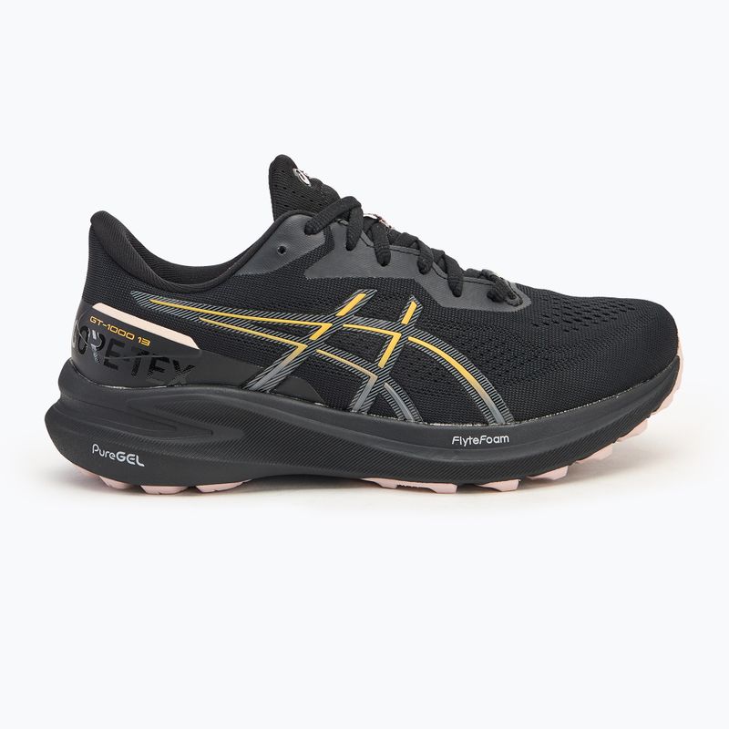 Buty do biegania damskie ASICS GT-1000 13 GTX black/ stadium orange 2