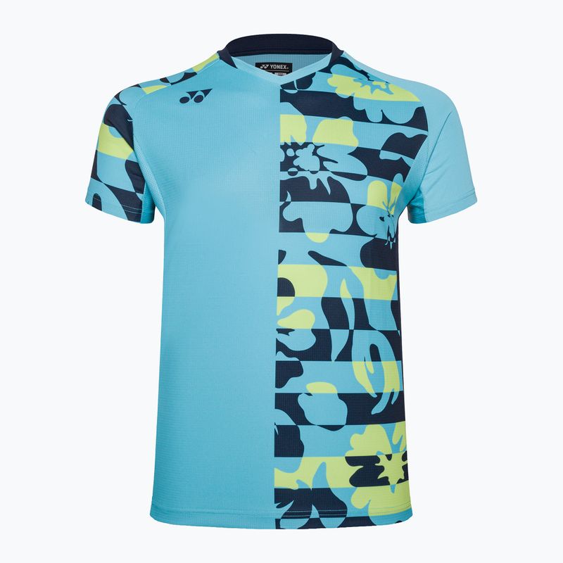 Pánské tenisové tričko YONEX Crew Neck blue CPM105043NB