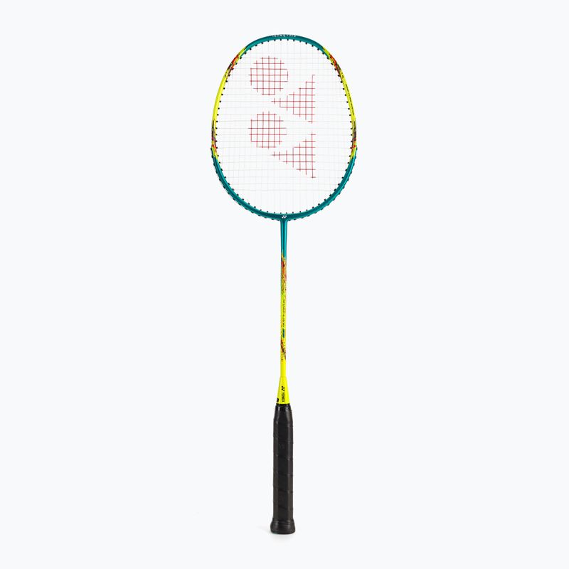 Badmintonová raketa YONEX Nanoflare E13 modrá/žlutá BNFE13E3TY3UG5