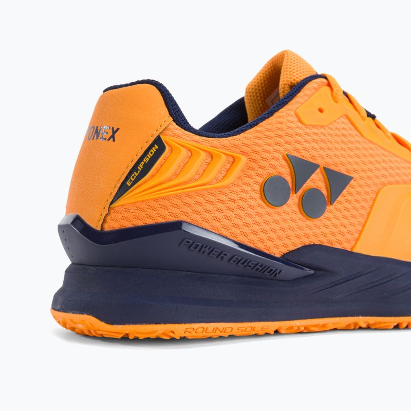 YONEX pánská tenisová obuv SHT Eclipsion 4 CL orange STMEC4MC3MO 8