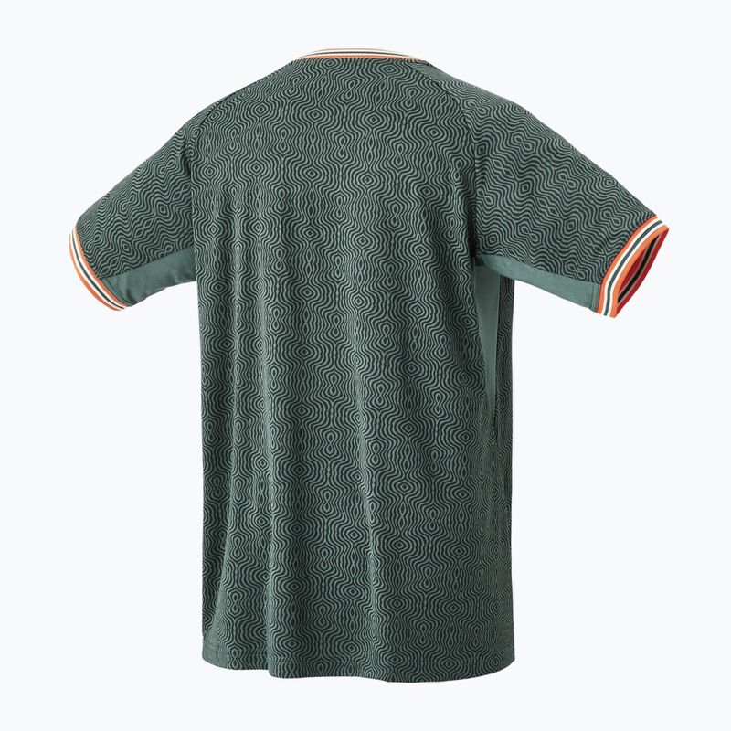Pánské tenisové tričko YONEX 10560 Roland Garros Crew Neck olive 2