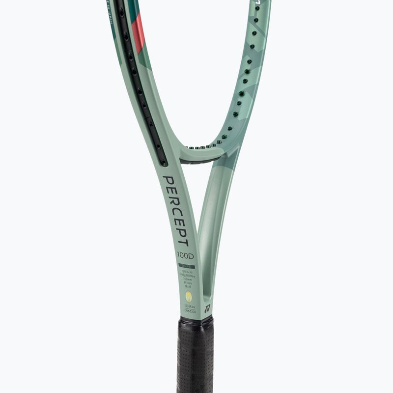 Tenisová raketa YONEX Percept 100D olivově zelená 4