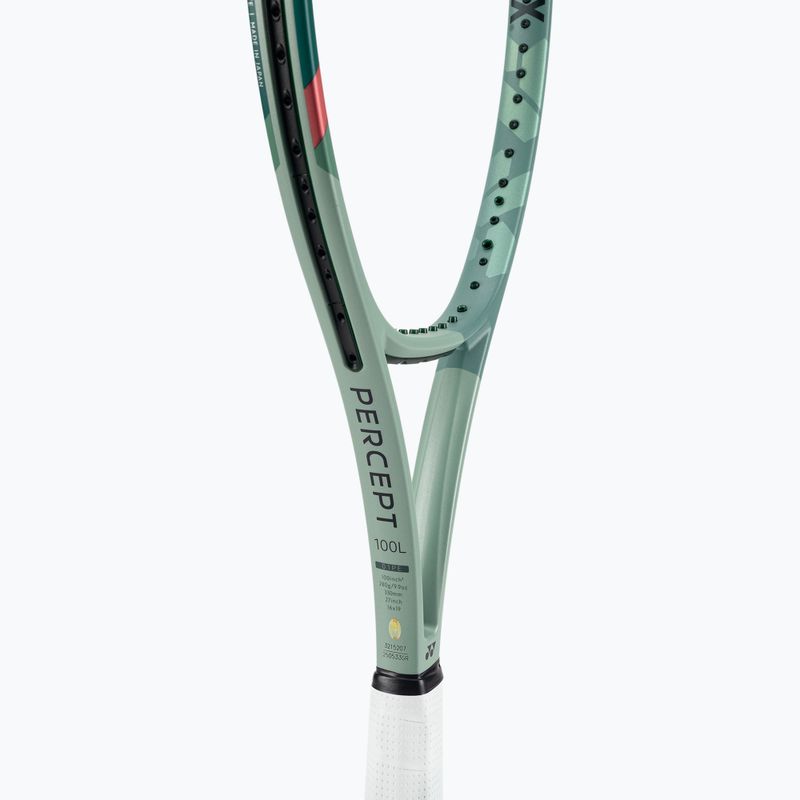 Tenisová raketa YONEX Percept 100L olivově zelená 4