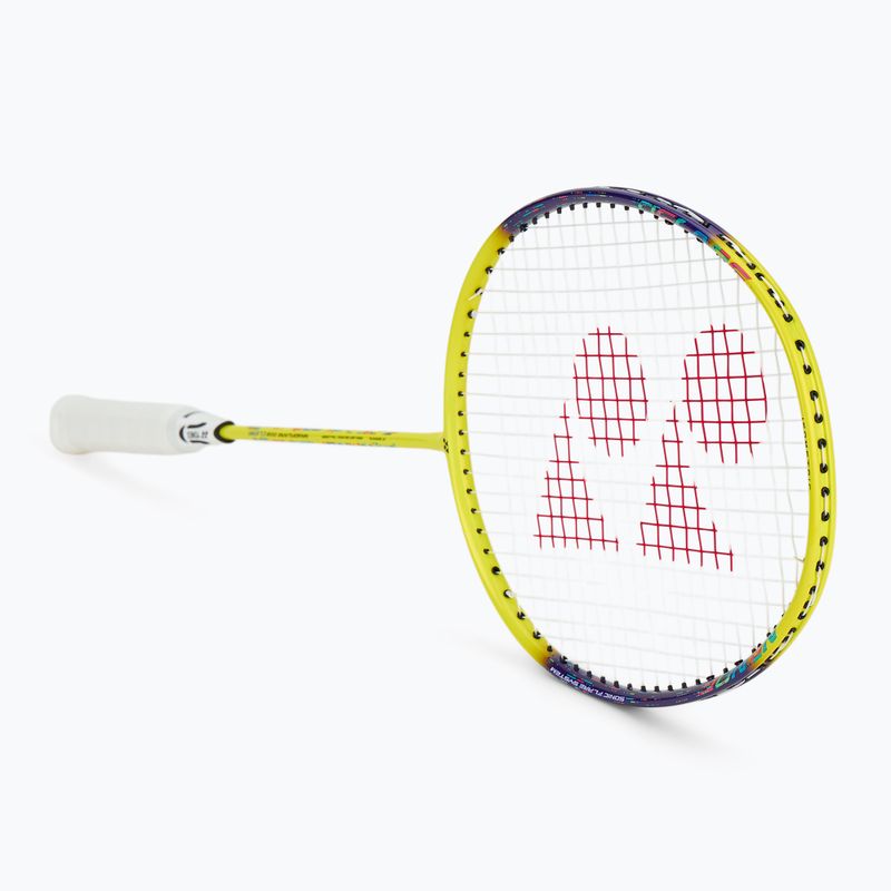 Badmintonová raketa YONEX Nanoflare 002 Clear 2025 white/yellow 2