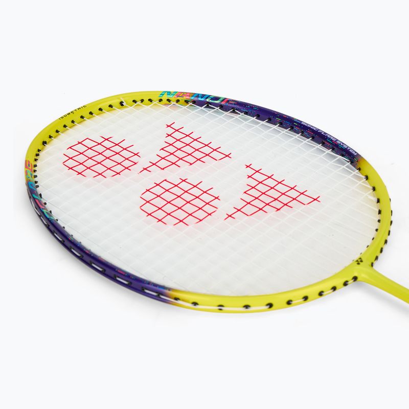 Badmintonová raketa YONEX Nanoflare 002 Clear 2025 white/yellow 5