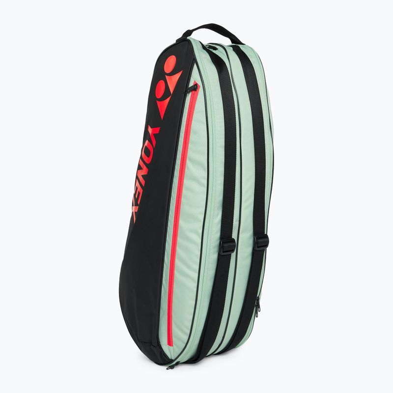 Tenisová taška  YONEX Team Racquet Bag 6R black/green 4