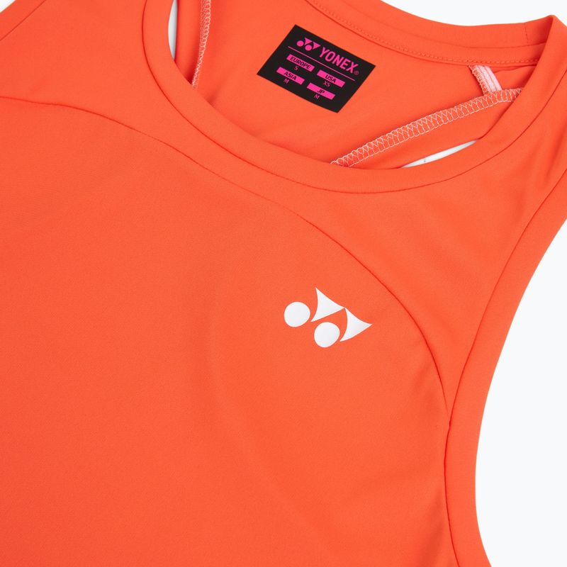 Dámské tenisové tričko YONEX 16853 Practice Tank In cyber orange 3