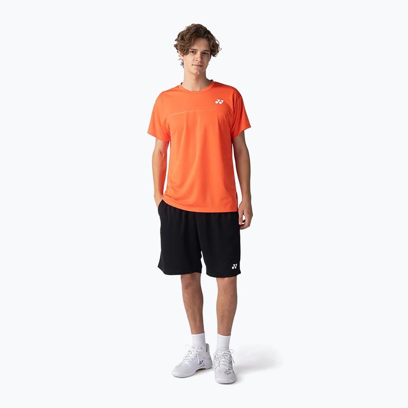 Pánské tenisové tričko YONEX 10728 Crew Neck cyber orange 2