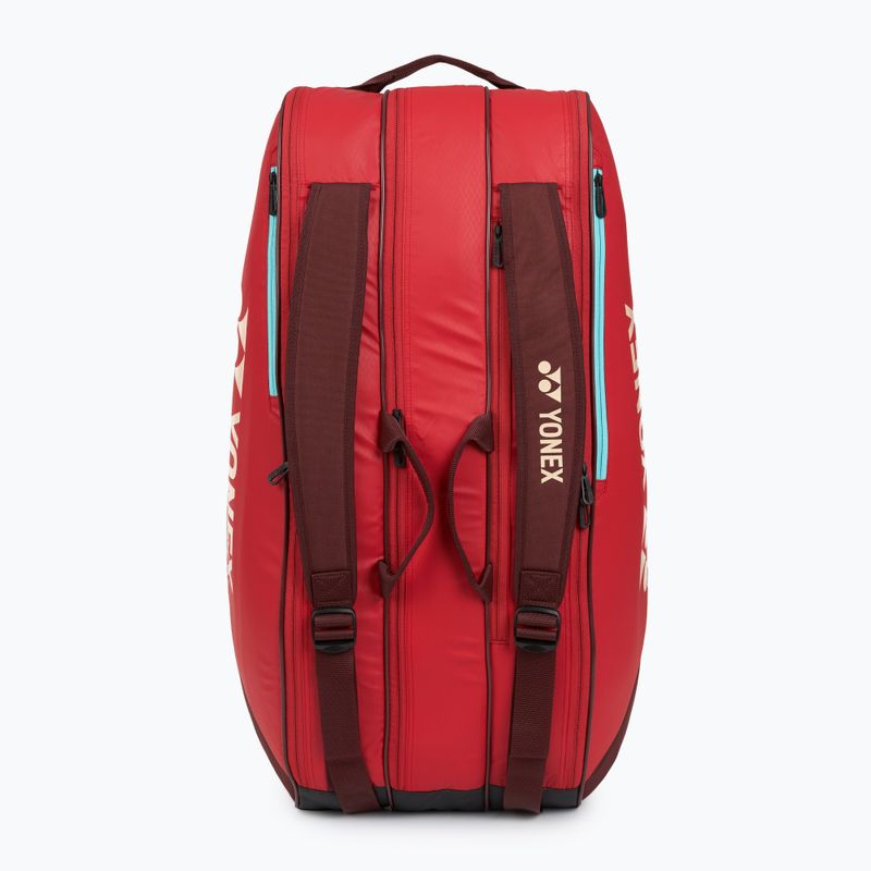 Tenisová taška YONEX 42529 Team Racquet Bag 9 pcs ruby red 6