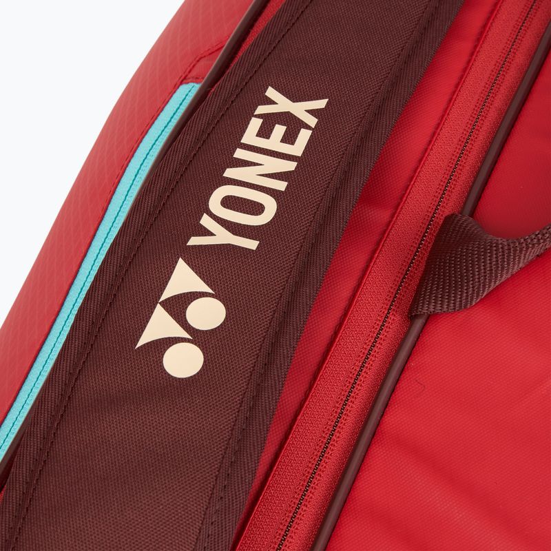 Tenisová taška YONEX 42529 Team Racquet Bag 9 pcs ruby red 9