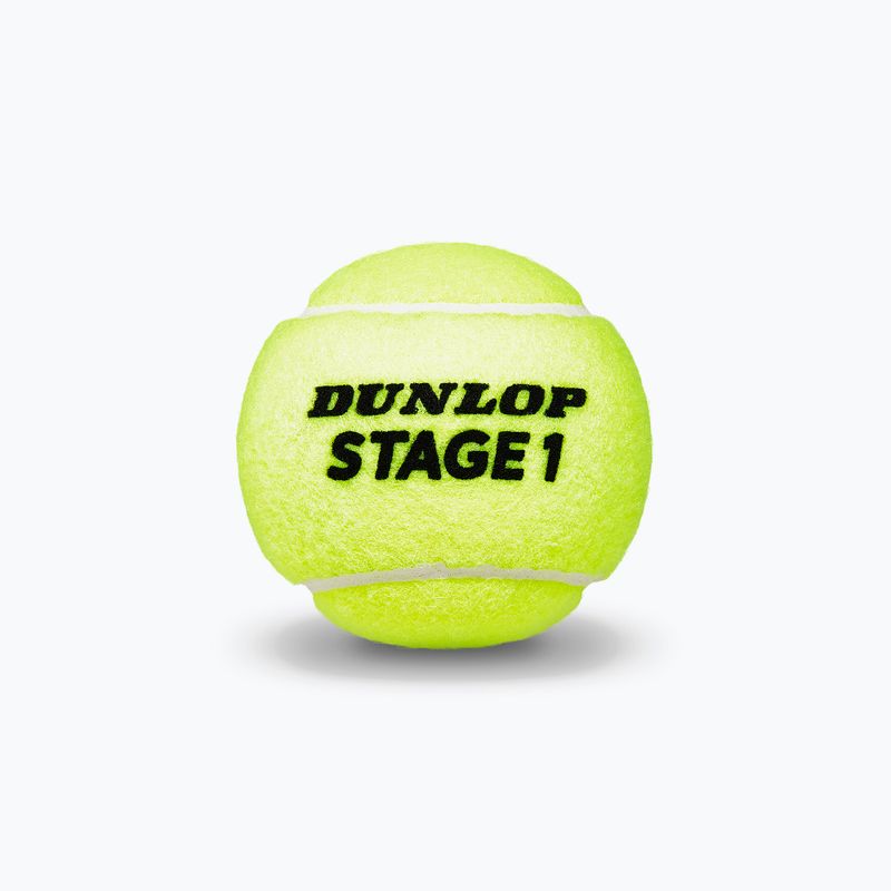 Dětské tenisové míče Dunlop Stage 1 3 ks zelená 601338 3