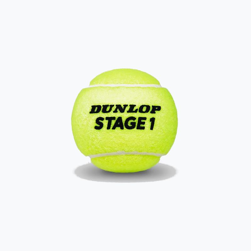 Dětské tenisové míče Dunlop Stage 1 60 ks zelená 601342 2