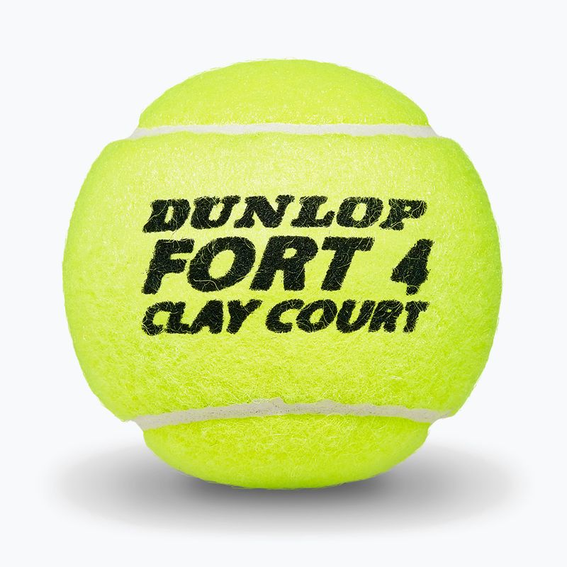 Tenisové míčky Dunlop Fort Clay Court 4B 2025 3
