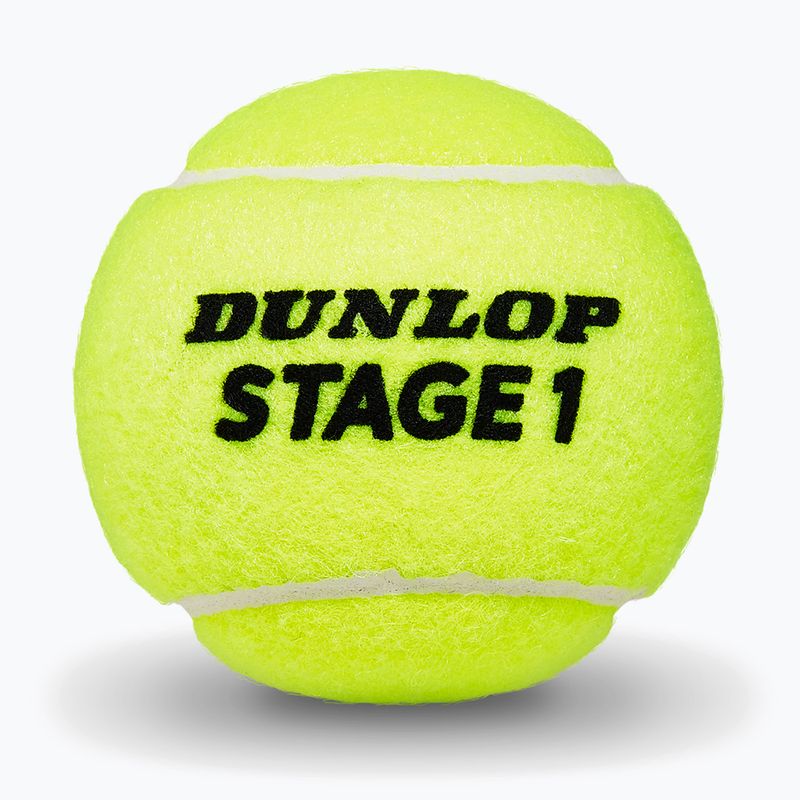 Tenisové míče Dunlop Stage 1 3 pack green 3
