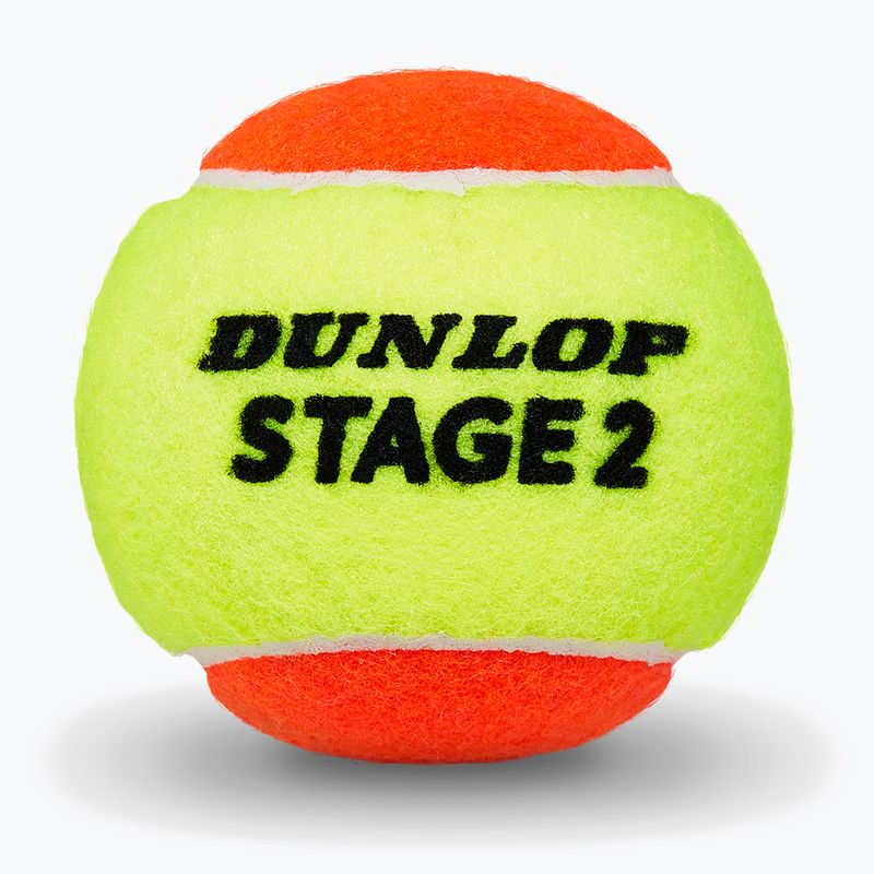 Tenisové míče Dunlop Stage 2 3 pack orange 3