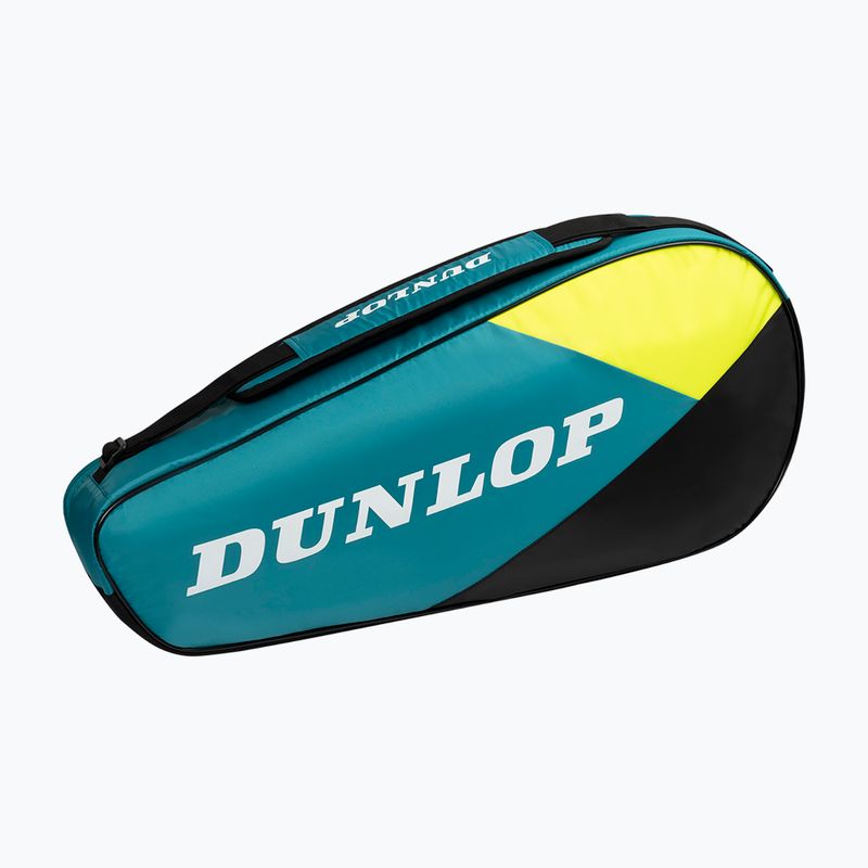 Tenisová taška Dunlop SX-Club 3 RKT teal/black/yellow 2