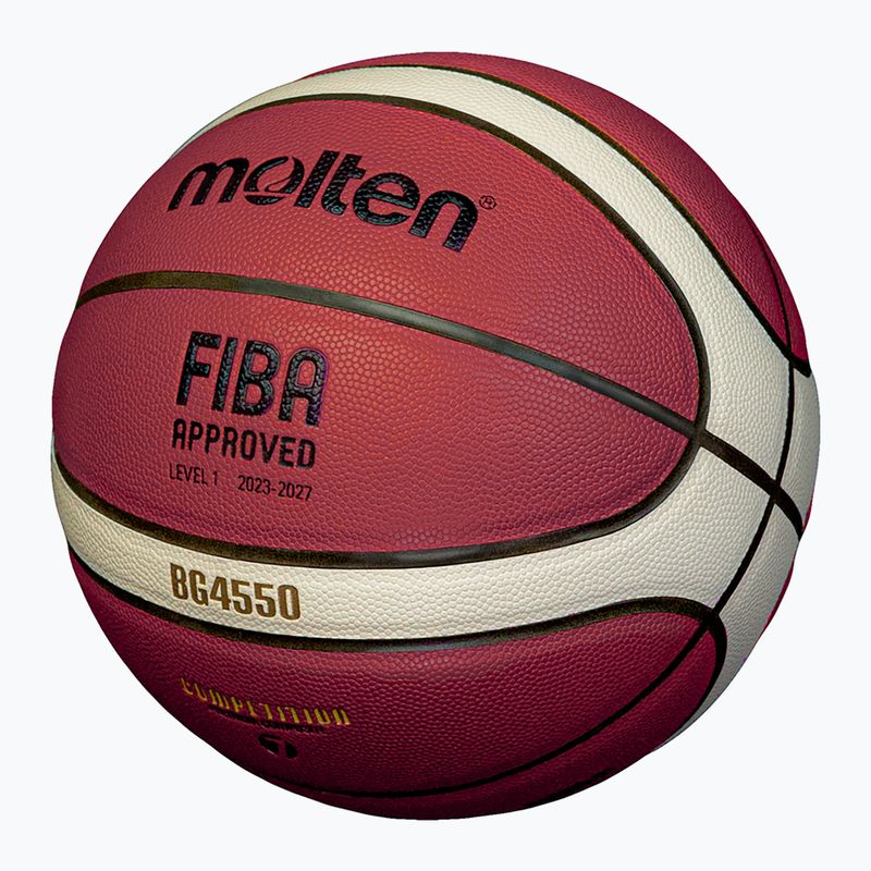 Basketbalový míč Molten B7G4050 FIBA brown velikost  7 2