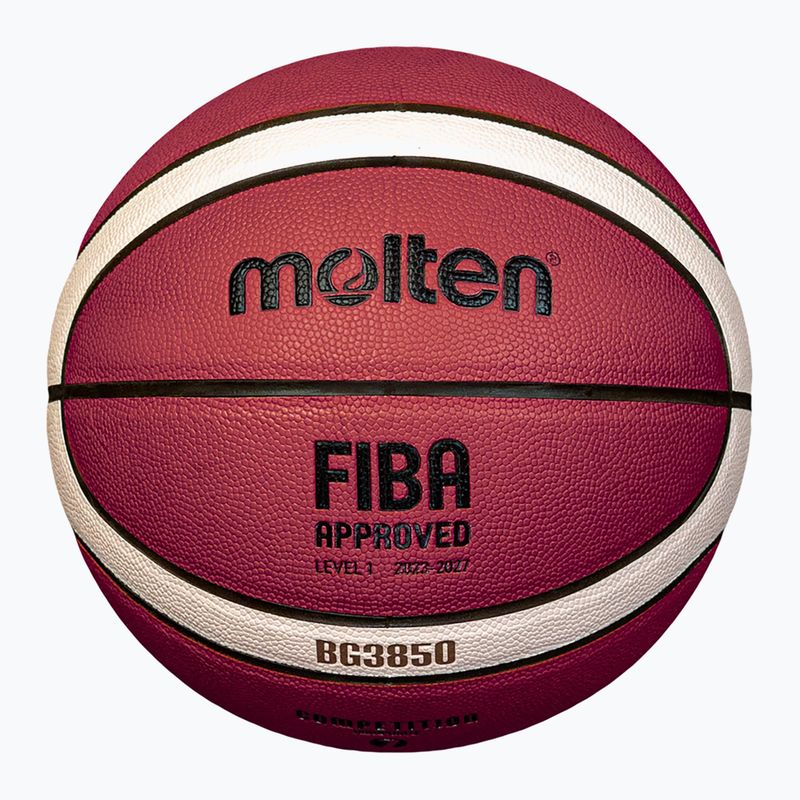 Basketbalový míč Molten B7G3850 FIBA brown velikost  7