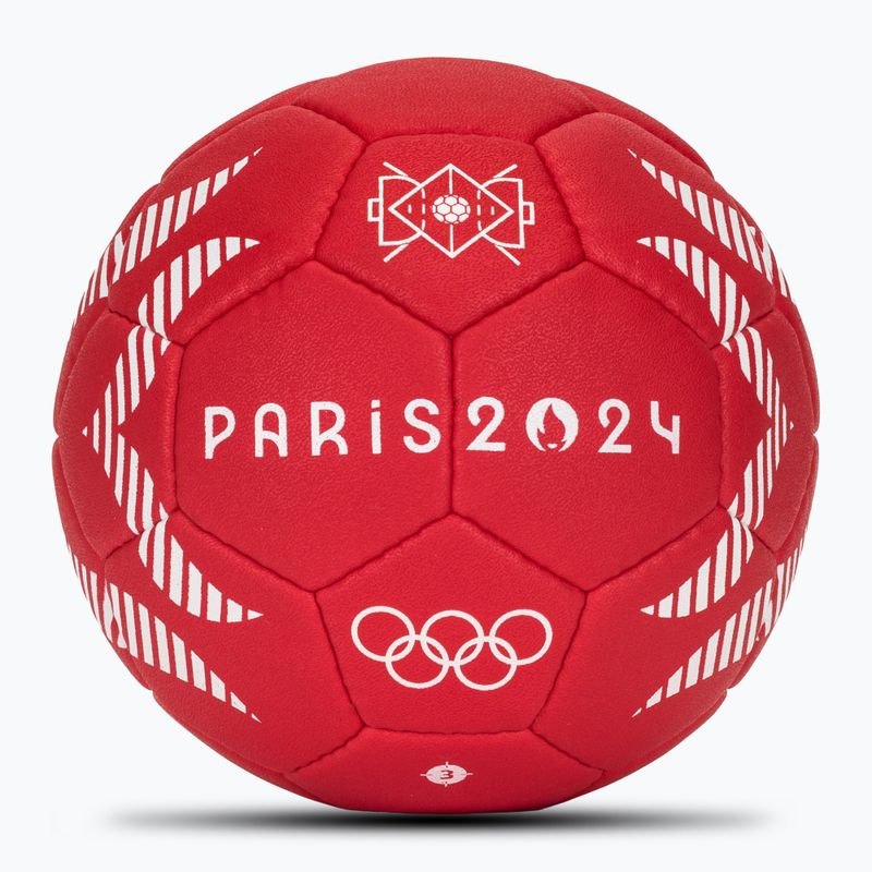 Míč na házenou  Molten H3A5000-S4F IHF OFFICIAL BALL PARIS 2024 red velikost 3 2