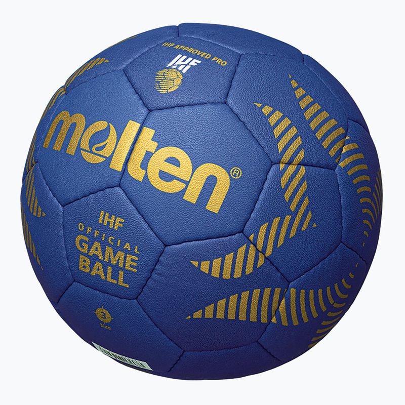 Míč na házenou  Molten H2A5000-B IHF OFFICIAL BALL blue velikost 2 5