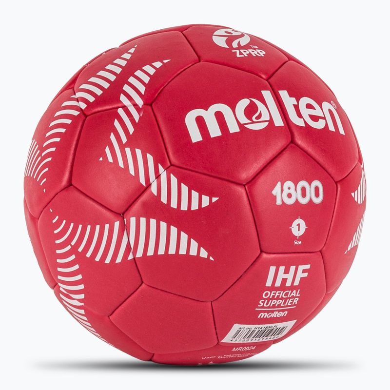 Míč na házenou Molten H1A1800-PL red velikost 1 2