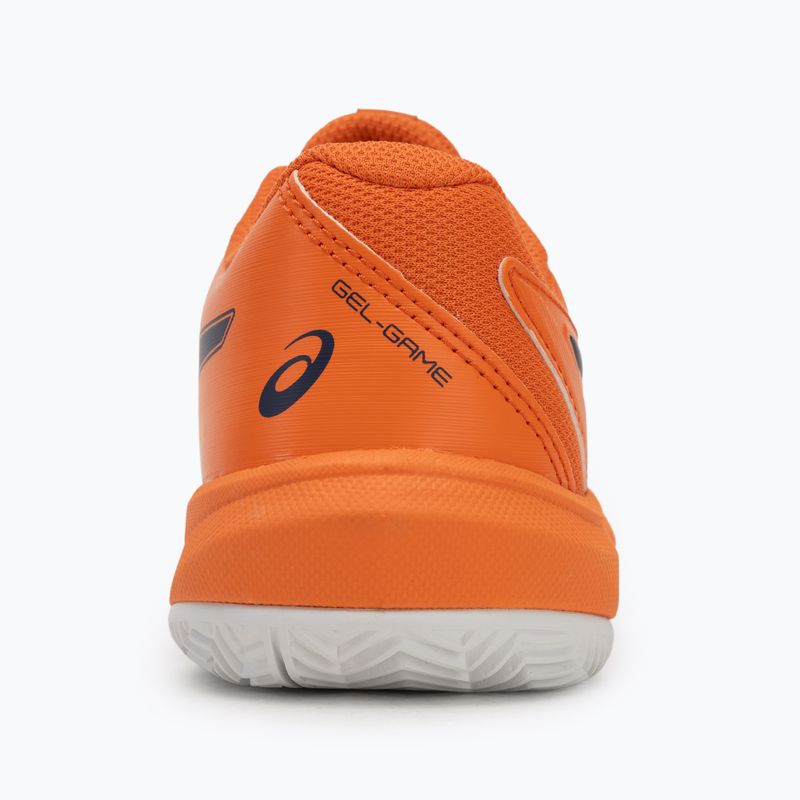 Buty do tenisa dziecięce ASICS Gel-Game 10 GS Clay Jr nova orange/indigo fog 6
