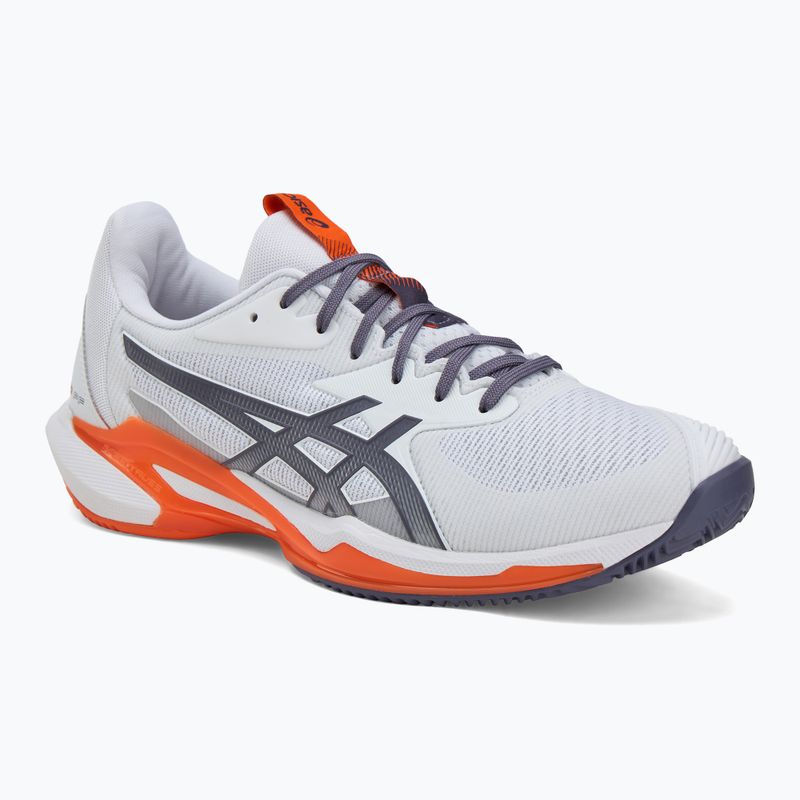 Pánské tenisové boty ASICS Solution Speed FF 3 Clay white/ greyish purple