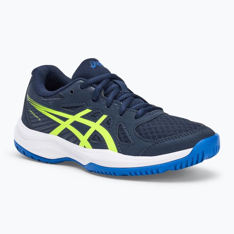 Dětské boty ASICS Upcourt 6 GS midnight/safety yellow