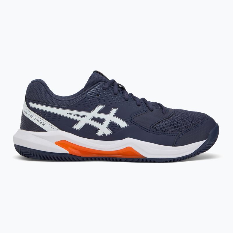 Buty do tenisa męskie ASICS Gel-Dedicate 8 Clay indigo fog/white 2