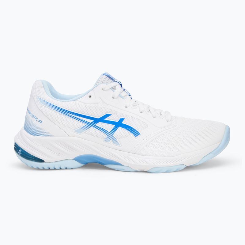 Buty damskie ASICS Netburner Ballistic FF 3 white/ blue cost 2