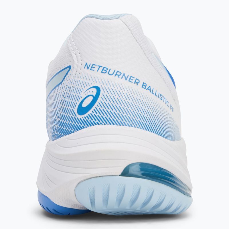 Buty damskie ASICS Netburner Ballistic FF 3 white/ blue cost 6