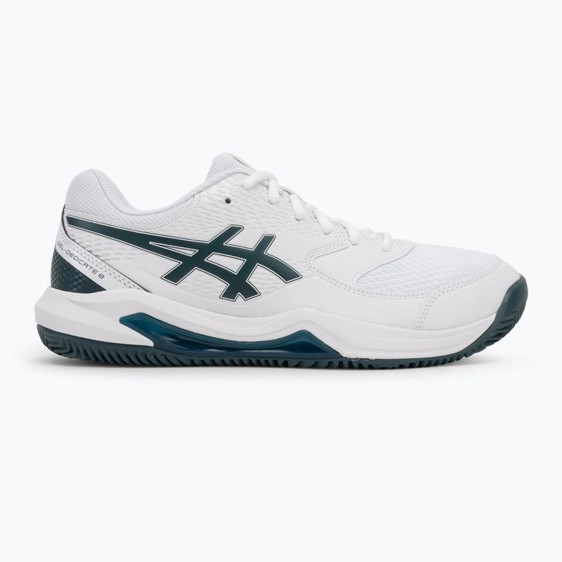Pánské tenisové boty ASICS Gel-Dedicate 8 Clay white/saxon green 2
