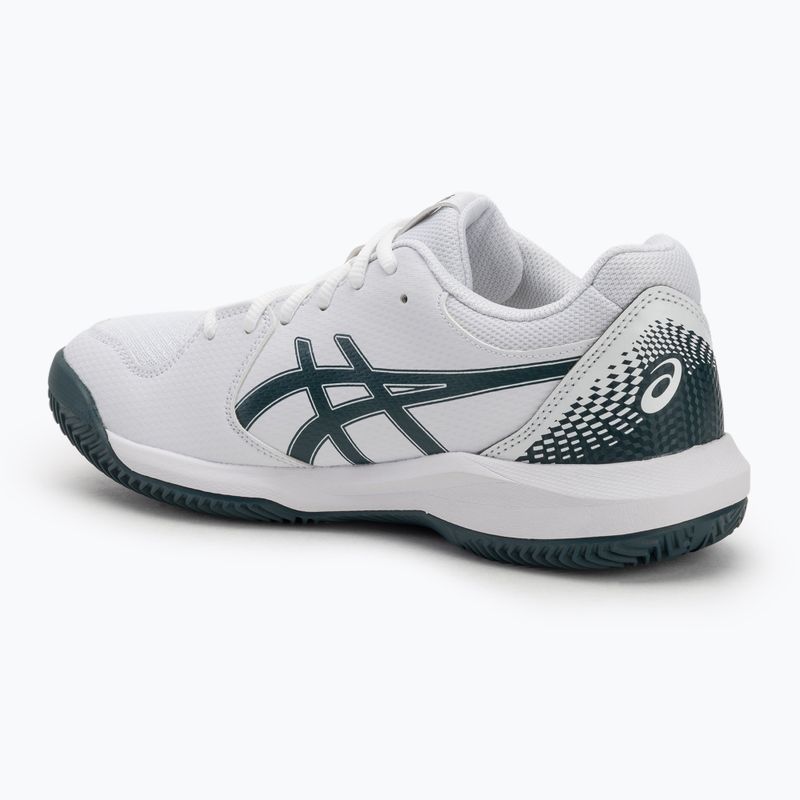 Buty do tenisa męskie ASICS Gel-Dedicate 8 Clay white/saxon green 3
