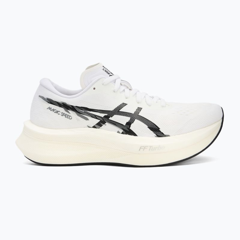 Buty do biegania damskie ASICS Magic Speed 4 white/black 2