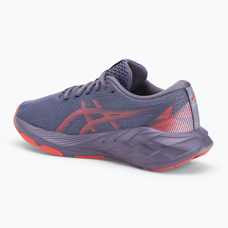 Buty do biegania dziecięce ASICS Novablast 5 GS greyish purple/coral reef 3