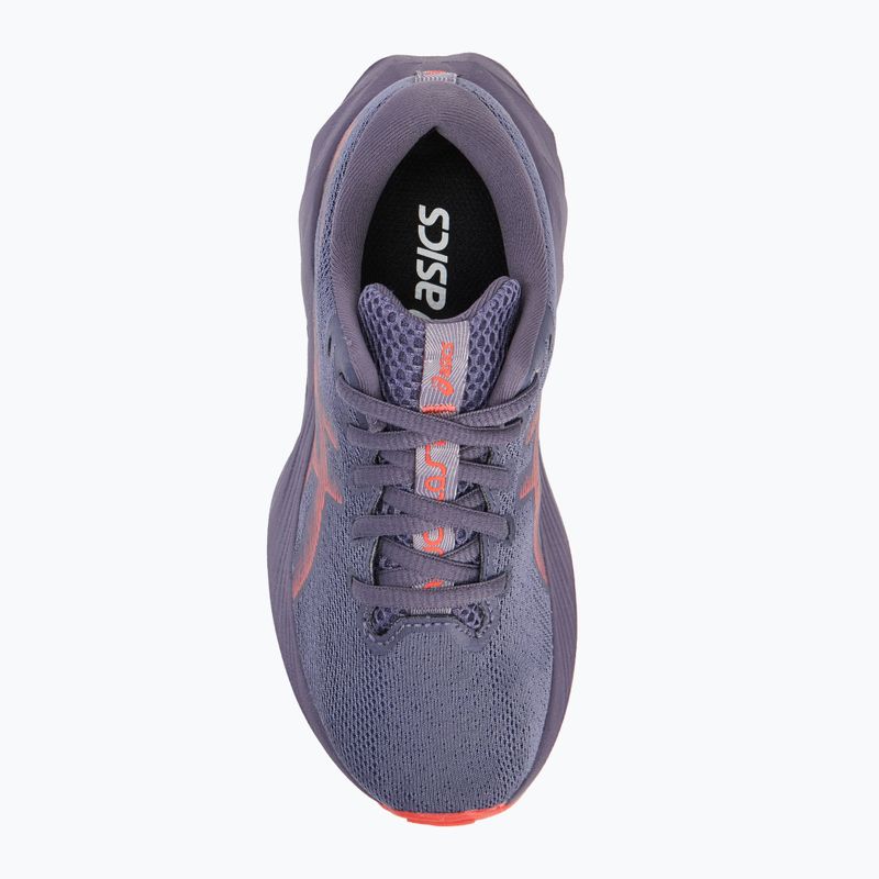 Buty do biegania dziecięce ASICS Novablast 5 GS greyish purple/coral reef 5