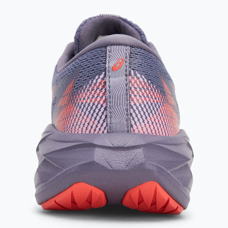 Buty do biegania dziecięce ASICS Novablast 5 GS greyish purple/coral reef 6