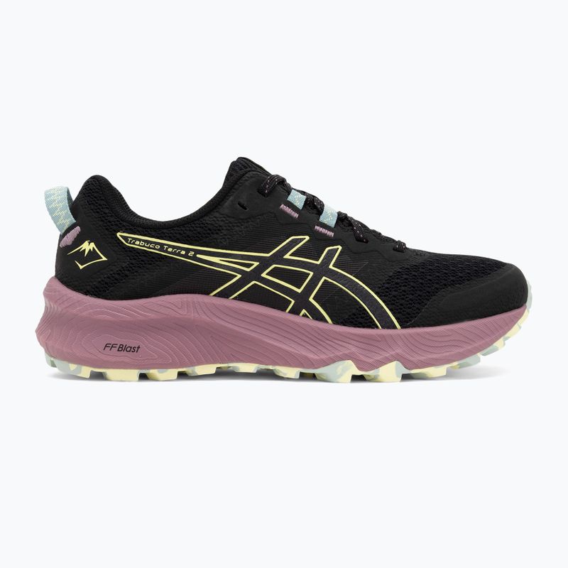 Buty do biegania damskie ASICS Trabuco Terra 2 black/huddle yellow 2