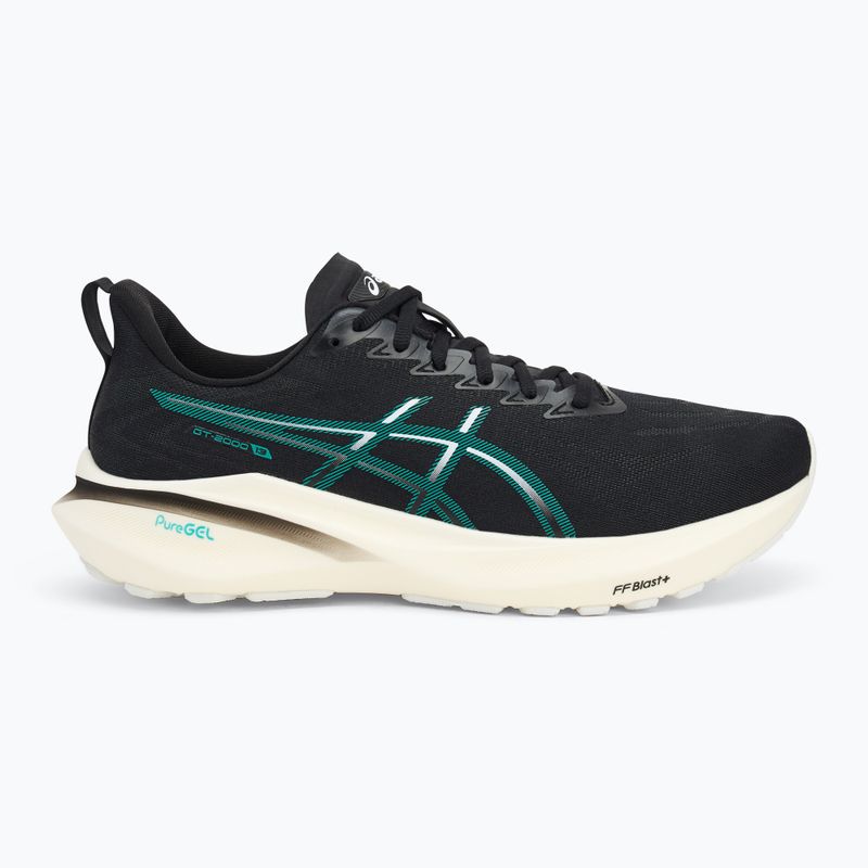 Pánské běžecké boty ASICS GT-2000 13 black/wave teal 2