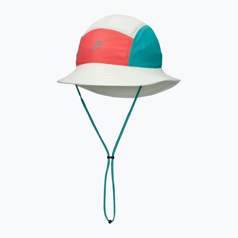 Kapelusz ASICS Bucket birch/coral reef/wave teal