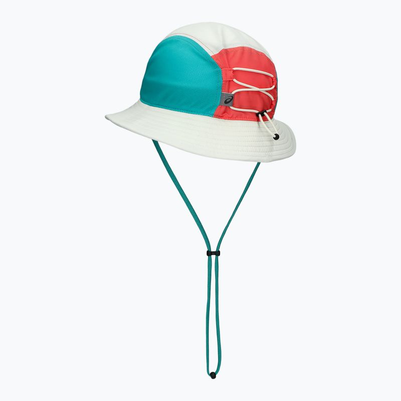 Kapelusz ASICS Bucket birch/coral reef/wave teal 2