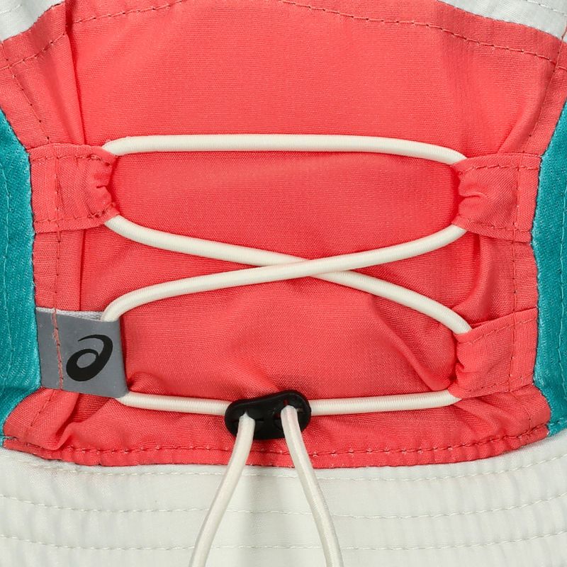 Kapelusz ASICS Bucket birch/coral reef/wave teal 4