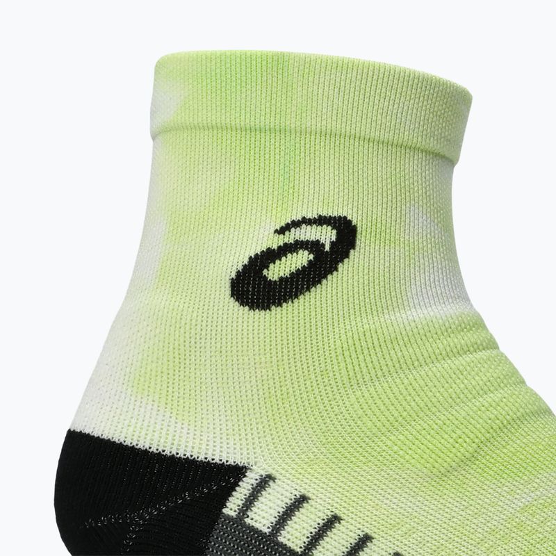 Ponožky ASICS Performance Run Quarter lime green 3