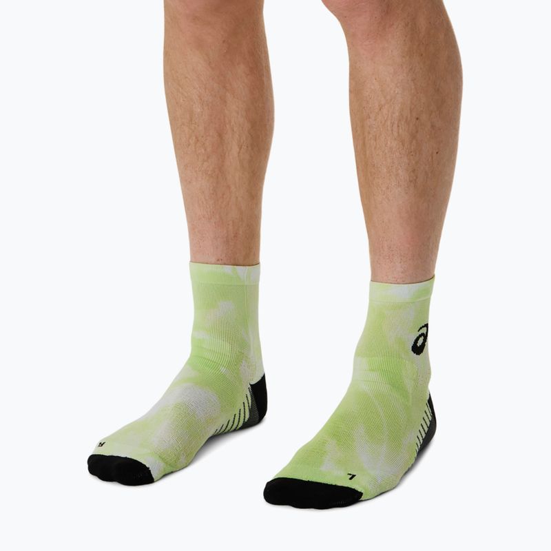 Ponožky ASICS Performance Run Quarter lime green 4