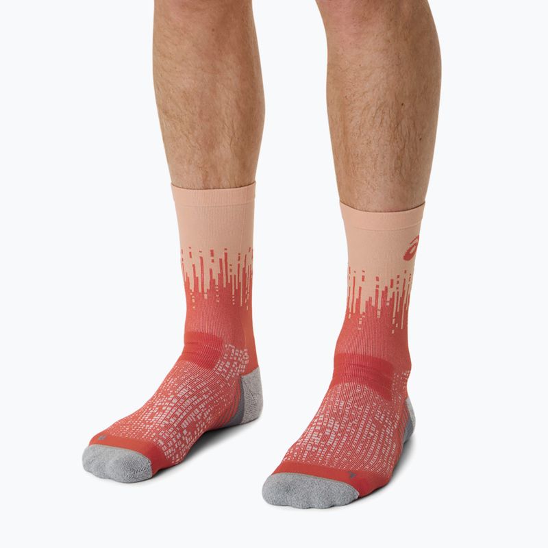 Ponožky ASICS Performance Run Crew coral reef/mojave 4