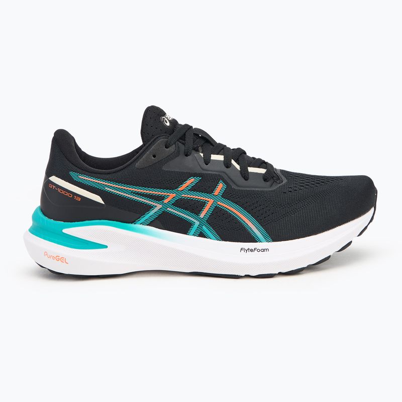 Pánské běžecké boty ASICS GT-1000 13 black/wave teal 2