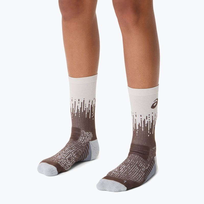 Ponožky ASICS Performance Run Crew taupe grey/birch 4