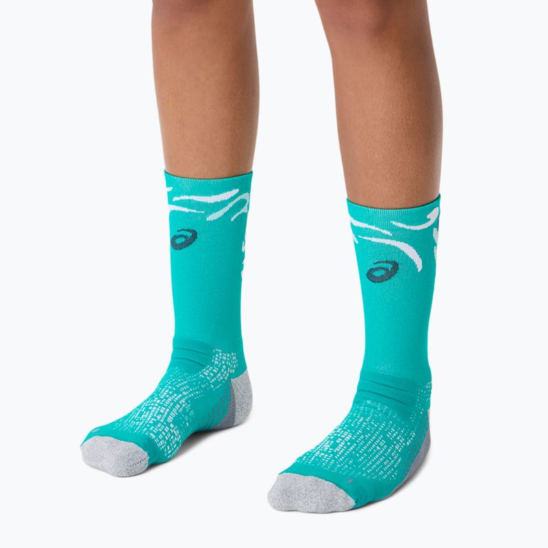 Skarpety ASICS Performance Run Crew wave teal 4