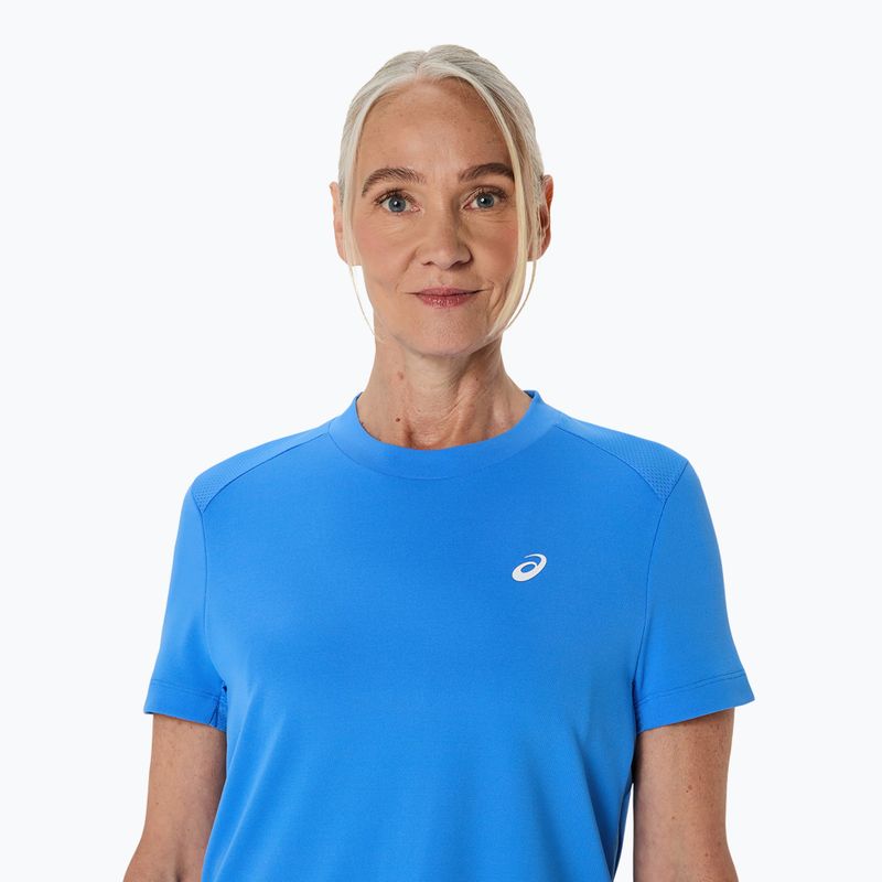 Dámské tenisové tričko ASICS Court Top W blue coast 4