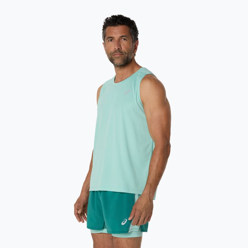 Koszulka do bieganie męska ASICS Core Singlet oasis green 4